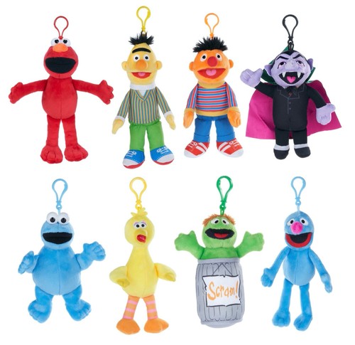 Sesame street bag clips - street, key