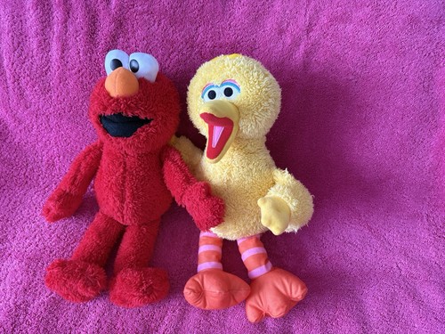Elmo big bird plush - elmo,