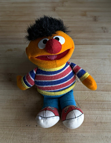 1993 ernie plush toy vintage - toy,