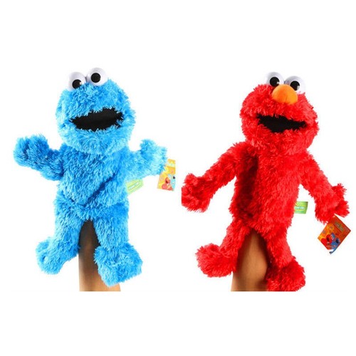 Living hand puppets - living, elmo